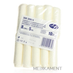Ovínadlo hydrofilné pletené nesterilné 8 cm x 5 m 10 ks