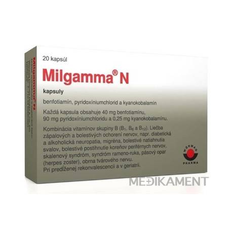 MILGAMMA N kapsuly 20 ks
