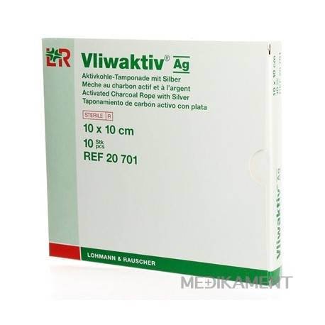 VLIWAKTIV AG TAMPONÁDY S AKTÍV.UHLÍM A AG 10 x 10 cm 10 ks