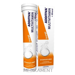 ADDITIVA MULTIVITAMÍN + Minerál Orange šumivé tablety 20 ks