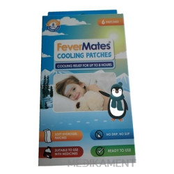 FeverMates cooling nálepkové chladivé náplasti pre deti 1x6 ks