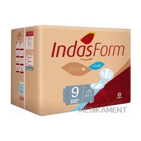 IndasForm 9 L plienky vkladacie anatomické 20 ks