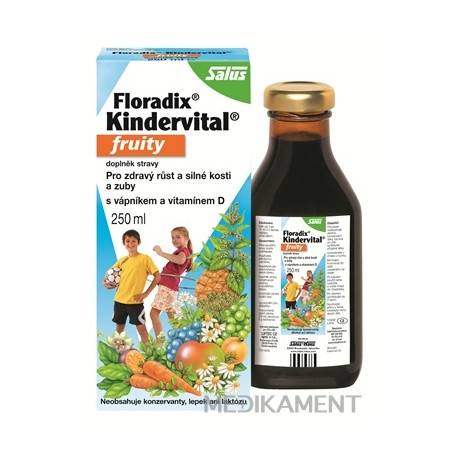 SALUS Floradix Kindervital fruity bylinný sirup 250 ml