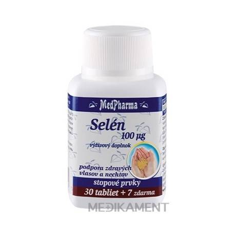 MedPharma SELÉN 100 MCG tablety 37 ks