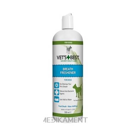VET´S BEST BREATH FRESHENER osviežovač dychu pre psy, prísada do vody 500 ml