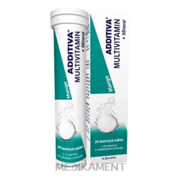 ADDITIVA MULTIVITAMÍN + Minerál Mango šumivé tablety 20 ks