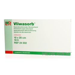 VLIWASORB Krytie na rany 10 x 20 cm superabsorbčné 1 ks