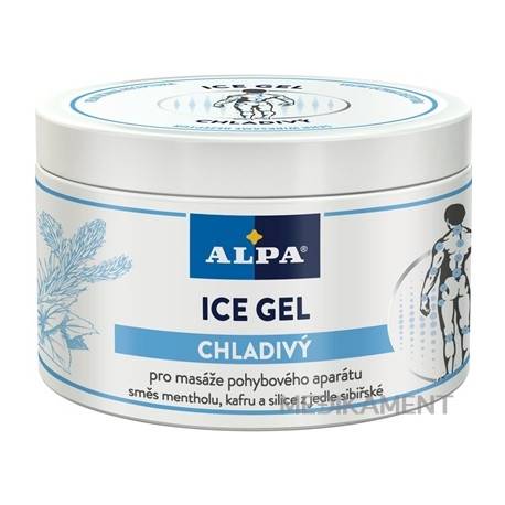 ALPA ICE GEL CHLADIVÝ masážny 250 ml