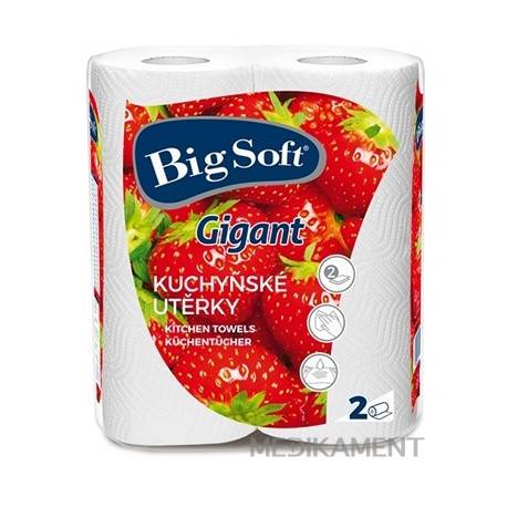 Big Soft Gigant Papierové kuchynské utierky kotúče 1x2 ks