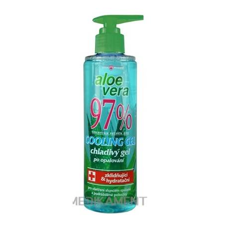 VIVAPHARM ALOE VERA 97% upokojujúci CHLADIVÝ GÉL 1x250 ml