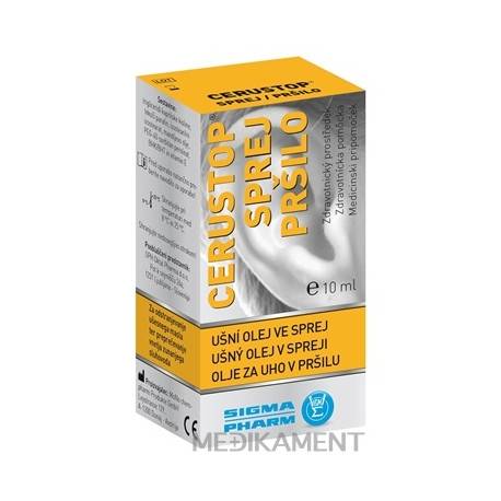 Cerustop ušný olej v spreji 10 ml