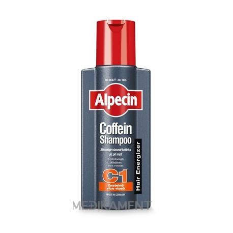 ALPECIN Hair Energizer Coffein Shampoo kofeínový šampón proti vypadavaniu vlasov 250 ml 
