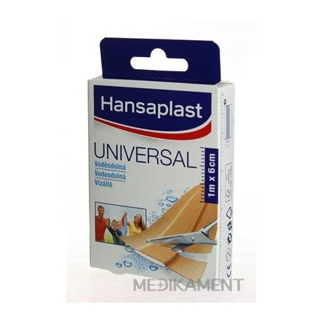 HANSAPLAST Universal Water resistant vodeodolná náplasť (6cmx1m) 1x1 ks