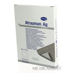ATRAUMAN AG kompres impregnovaný obsahuje striebro 5 x 5cm 3 ks
