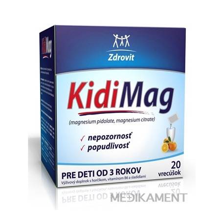 ZDROVIT KidiMag vrecúška 1x20 ks