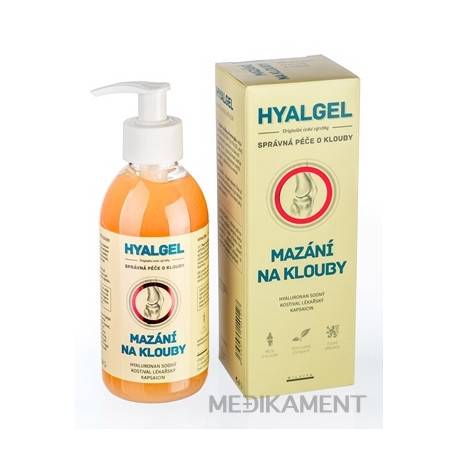 HYALGEL masť na boľavé kĺby 1x250 ml