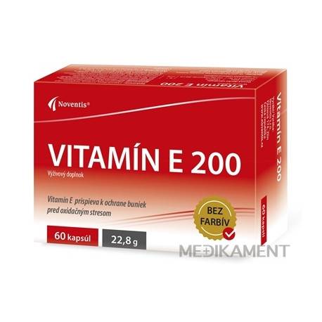 Noventis Vitamín E 200 kapsuly 60 ks