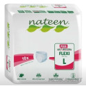 nateen FLEXI PLUS L/XL nohavičky plienkové obvod bokov 110-170 cm savosť 2550 ml 10 ks