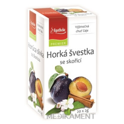 APOTHEKE PREMIER SELECTION ČAJ Horúca slivka so škoricou vrecúška 20 x 2 g