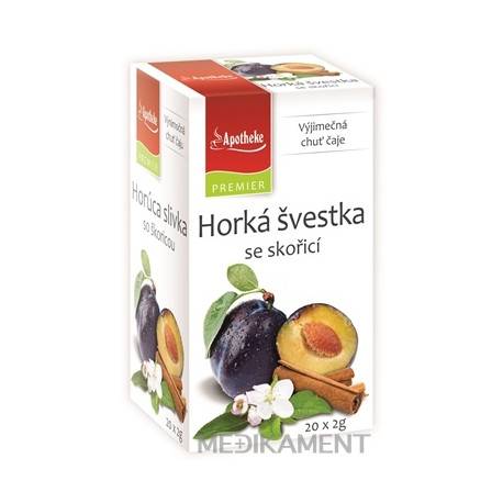 APOTHEKE PREMIER SELECTION ČAJ Horúca slivka so škoricou vrecúška 20 x 2 g
