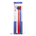 SWISSDENT PROFI Colours Soft-Medium zubná kefka 3 ks 