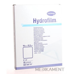 HYDROFILM samolepiaci transparentný obväz 10 x 12,5 cm 10 ks