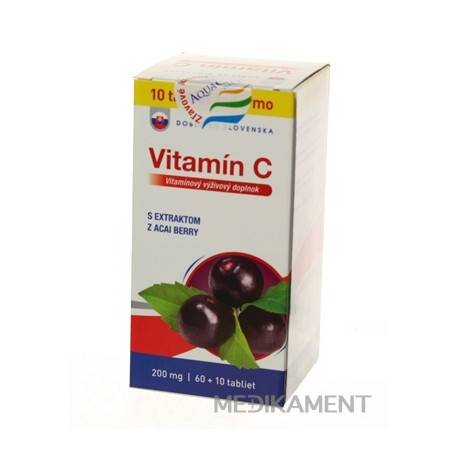 Dobré z SK Vitamín C 200 mg príchuť ACAI tbl 60+10 zadarmo (70 ks)