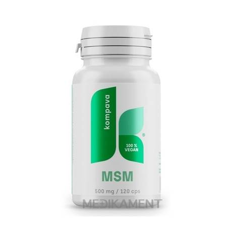 kompava MSM 500 mg kapsuly 120 ks