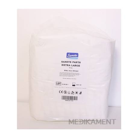 Sanete Pants - Nohavičky plienkové inkontinenčné Extra Large 10 ks