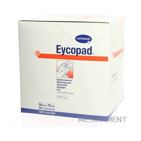 Eycopad očný kompres sterilný 5,6 x 7 cm 25 ks