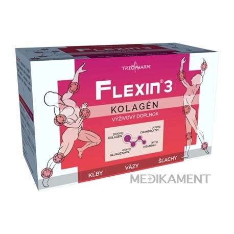 FLEXIN 3 KOLAGÉN granulát vo vrecúškach na prípravu nápoja 1x30 ks