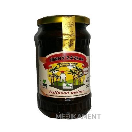 ČIERNY ZÁZRAK BIO trstinová melasa + BETA GLUKÁN (sklo) 1x450 g