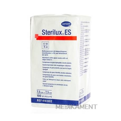 STERILUX ES kompres nesterilný 7,5 cm x 7,5 cm 100 ks