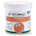 VET´S BEST CLEAN EYE ROUND PADS čistiaca utierka na okolie oči pre psy 1x100 ks