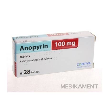 Anopyrin 100 mg tbl (blis.) 1x28 ks