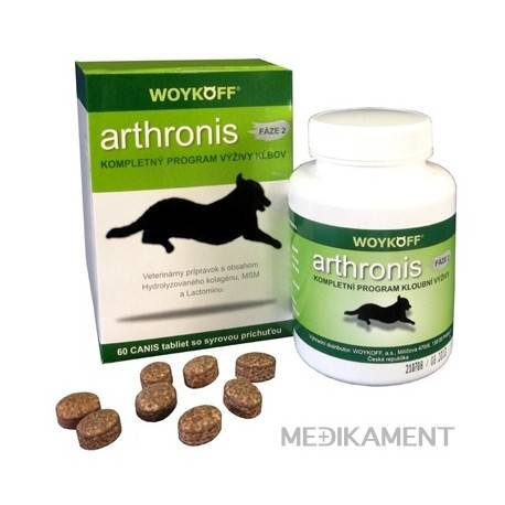 arthronis FÁZA 2 tbl CANIS so syrovou príchuťou 1x60 ks