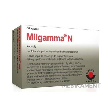 MILGAMMA N kapsuly 50 ks