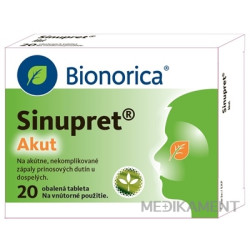 SINUPRET Akut tablety 20 ks
