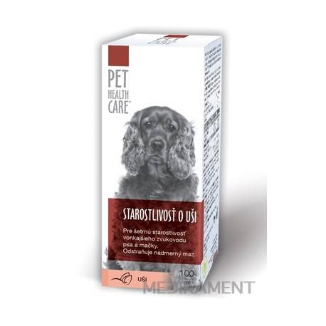 PET HEALTH CARE Starostlivosť o uši roztok 100 ml