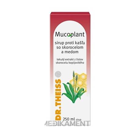 Mucoplant Sirup proti kašľu so skorocelom a medom 250 ml