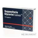 Galvex SUPPOSITORIA GLYCERINI 2,06 g čapíky 10 ks