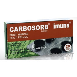CARBOSORB tbl 320 mg (blis.PVC/Al) 1x20 ks