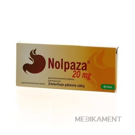 Nolpaza 20 mg tablety 7 ks