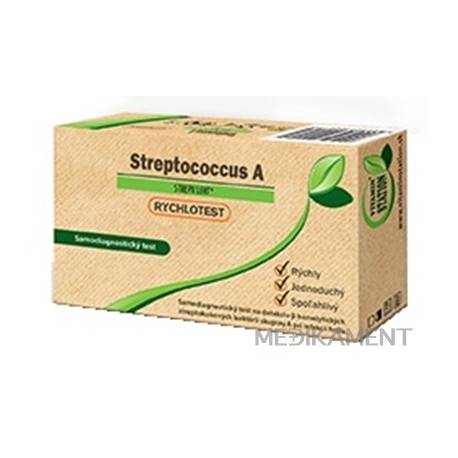 VITAMIN STATION Rýchlotest Streptococcus A samodiagnostický test z hrdla 1 set