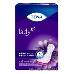 TENA LADY MAXI Night inkontinenčné vložky na noc 12 ks