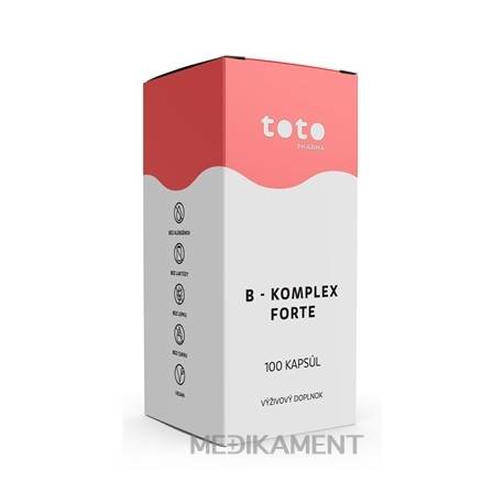 TOTO B-KOMPLEX FORTE s postupným uvoľňovaním kapsuly 100 ks