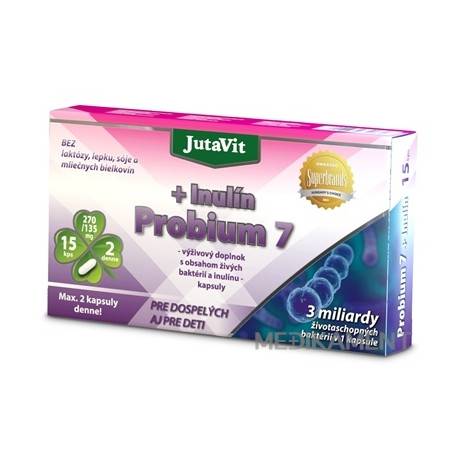 JutaVit Probium 7 + Inulín kapsuly 15 ks
