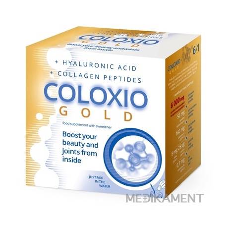 TOZAX Coloxio Gold prášok vo vrecúškach 30 ks