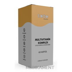 TOTO MULTIVITAMÍN KOMPLEX s postupným uvoľňovaním kapsuly 60 ks