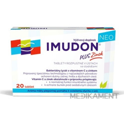 IMUDON NEO plus Zinok rozpustné tablety 20 ks